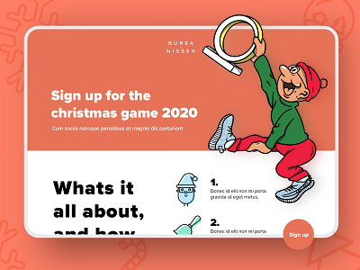 Christmas Game 2020 alf award christmas design fun game illustration landingpage steps trend ui website
