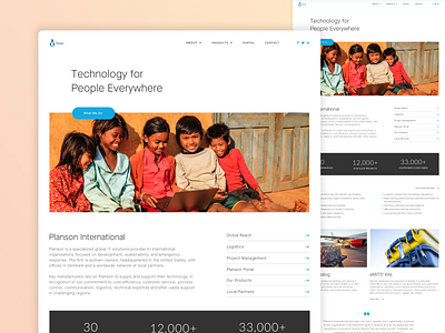 Planson International Homepage accessibility accessible blue clean clean design clean ui clean ui ux compliance design interface simple simple design sketch ui ui design uiux ux ux design web web design
