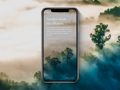 Awaken from this Illusion - Mobile Article Card article minimal mobile sketch ui ux web web design