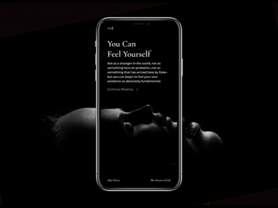 Awaken from this Illusion - Mobile Article Card No 2 design mobile sketch ui ux web