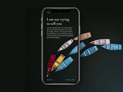 Awaken from this Illusion - Mobile Article Card No 3 design mobile sketch ui ux web
