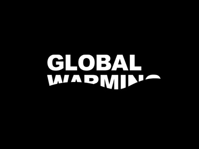 Just a concept/idea of ​​the logo of Global Warming