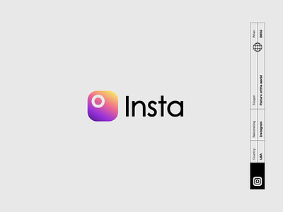 Instagram in 2052 branding camera design flat future icon identity insta instagram logo photoshop vector