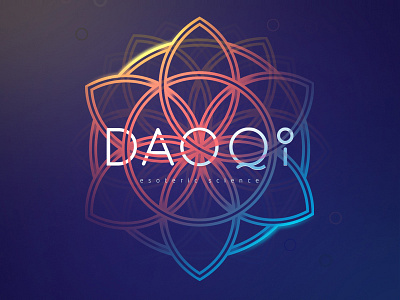 DAOQI cosmos daoqi design esoterics flower geometry illustation logo psychology science space universe