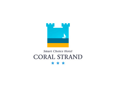 Coral Strand coral hotel logo private sand sea ship sky smart strand water