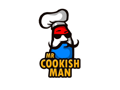 Mrcookishman bakery cafe cook flag logo man mustache netherlands