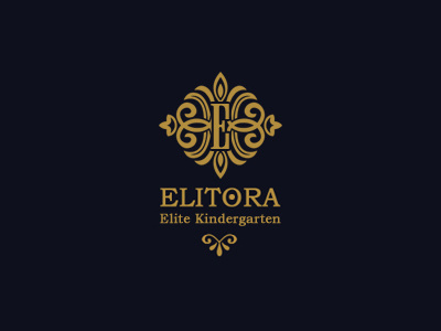 Elitora elite elitora garten kinder letter logo photoshop