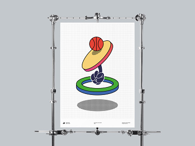 Perfect Fit Poster basketball nike poster poster art poster design poster minimalist sport sport illustration study