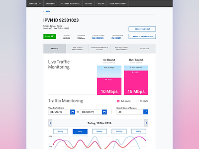Dashboard big data dashboard data graph simple telstra traffic