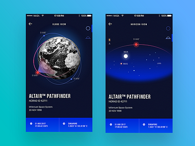 In-The-Sky.org mobile app Concept II app astronomy mobile app nasa rocket satellite sky space technology