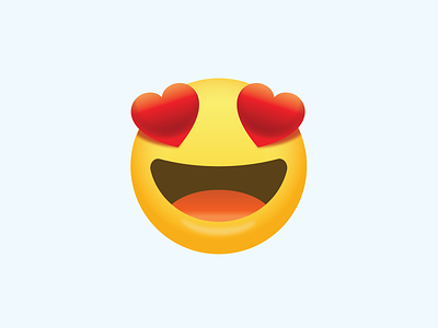 Love Emoji app emoji face logo love mobile app