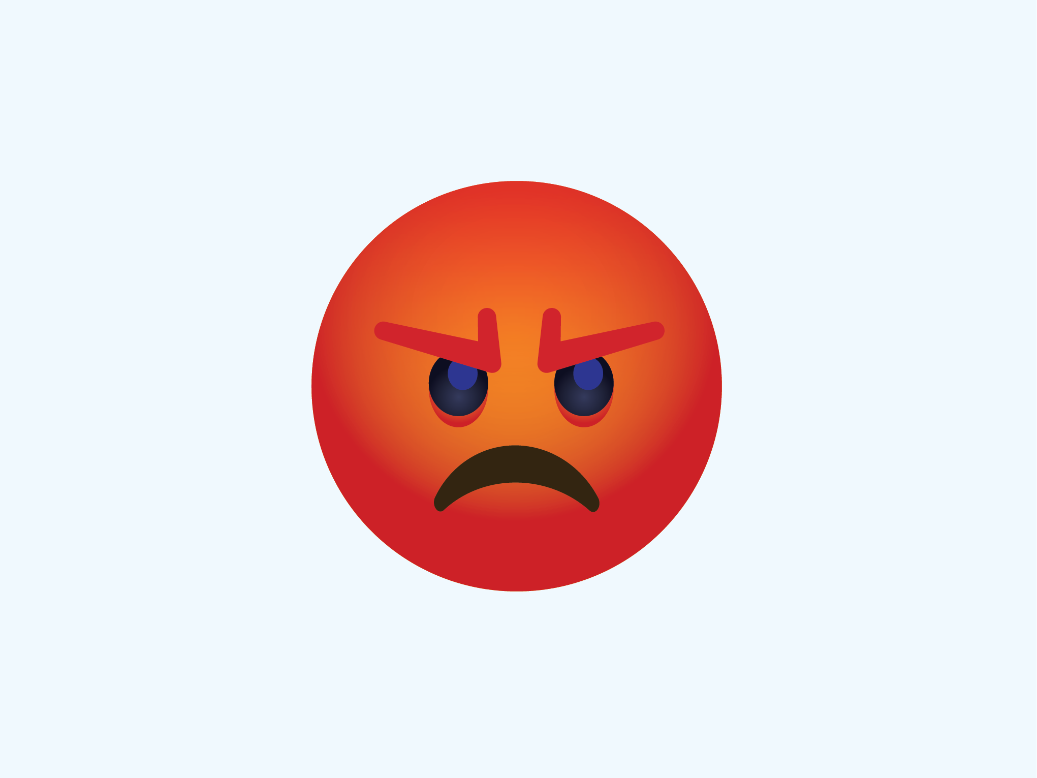 angry face emoticon text