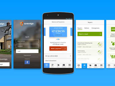 Sovereign Android App Design
