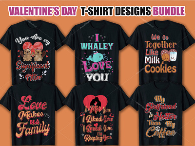 Valentine's Day T-Shirt Designs Bundle americantshirt clothing design esty fashion graphicdesign illustration merchbyamazon t shirt design free