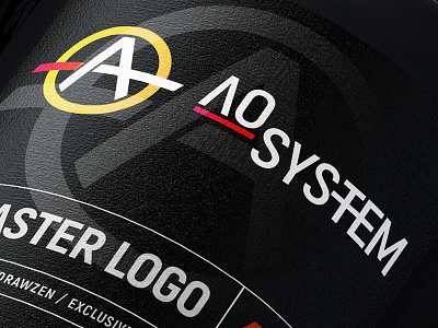 AO System Logo logo logo template