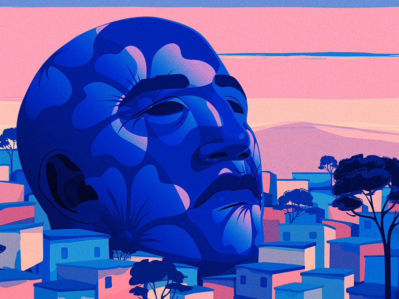 Vista magical realism new york times latino illustration editorial adobe illustrator