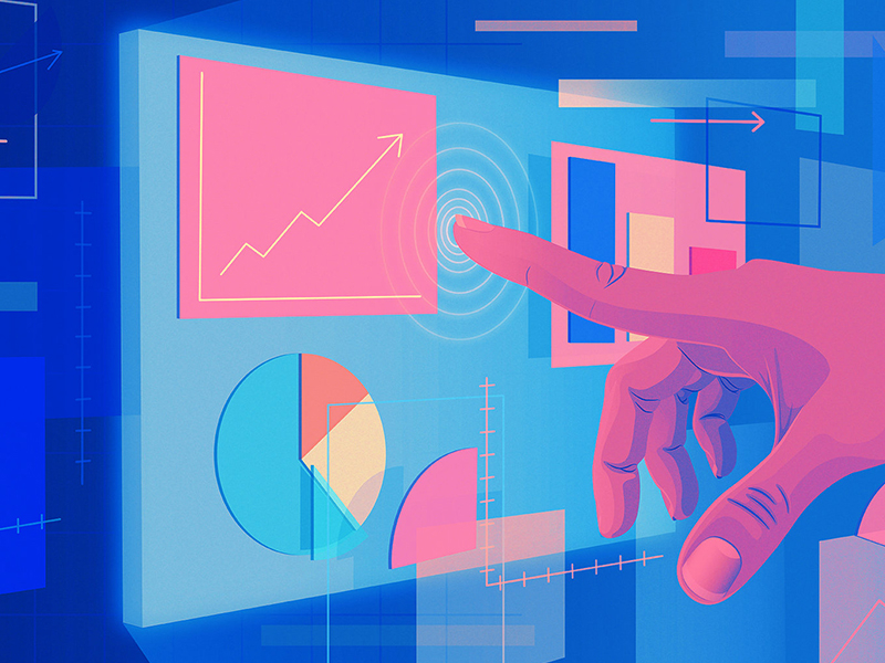 Is A.I. the Key to the Future of Your Business? - Intel adobe illustrator artificial intelligence editorial illustration intel nyt