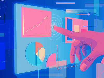 Is A.I. the Key to the Future of Your Business? | Intel adobe illustrator artificial intelligence editorial illustration intel nyt