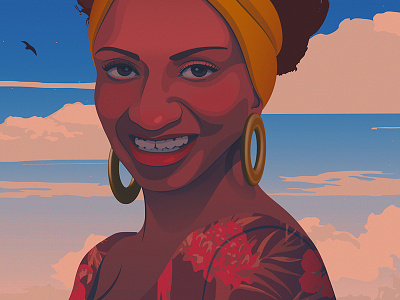 Celia Cruz adobe illustrator celia cruz cuba editorial illustration iilustration latina salsa