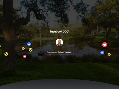 Facebook 360 for Gear VR design facebook onboarding ux vr