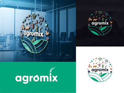 agromix agro agromix branding design georgia illustration logo mix mylogo vector