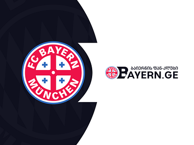 BAYERN bayern bayern.ge branding design fcbayern football georgia germany illustration logo mylogo sport vector