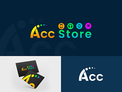 AccStore • ექსთორი acc accstore branding design georgia illustration logo mylogo store vector ონლაინ მაღაზია