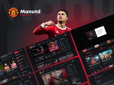 Manchester United - Website Concept branding design football georgia logo manchester manchester united mylogo premierleague soccer sport sports sports design united vector დიზაინი მანჩესტერი