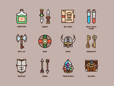 Gaming Icons Vol.1 Final Shot design game gaming icon item items vector