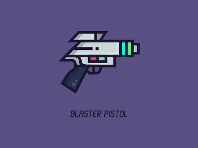 Blaster Pistol blaster game gaming gun icon icons item scifi weapon