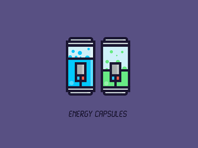 Energy capsules art energy game gaming icon icons item scifi vector