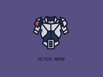 Tactical Armor armor art chestplate game gaming icon icons item scifi vector