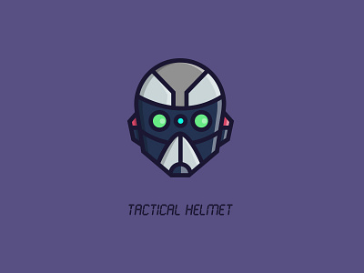 Tactical Helmet art game gaming helmet icon icons item scifi tactical vector