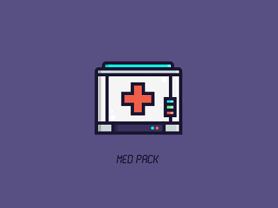 Med Pack art game gaming icon icons item medical pack scifi vector