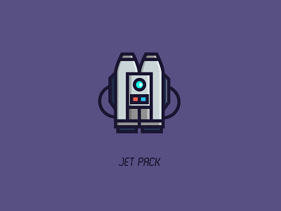 Jet Pack art energy game gaming icon icons item jet pack scifi vector