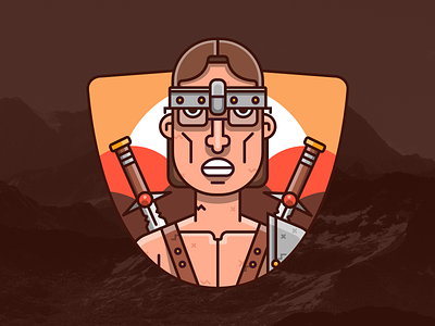 The Barbarian! barbarian gamer profile social streamer twitch warrior