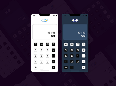 Calculator - #DailyUI 4 app design ui ux