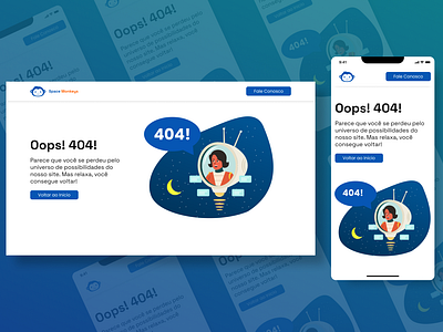 Error 404 Web/Mobile - #DailyUI 08