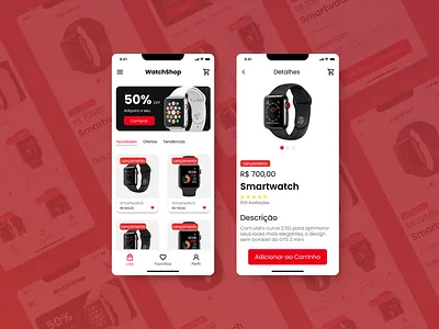 Ecommerce Shop - #DailyUI 12 app design ui ux