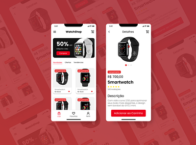 Ecommerce Shop - #DailyUI 12 app design ui ux