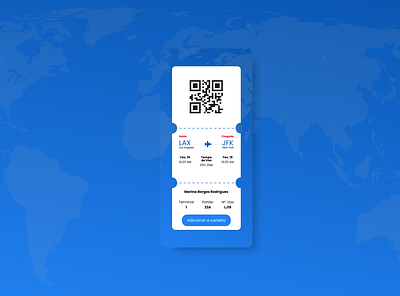 Boarding Pass - #DailyUI 24 app design ui ux