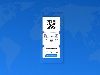 Boarding Pass - #DailyUI 24