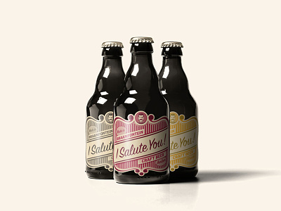I Salute You - Craft Beer branding craft beer graphic design illustration label design packaging design typography