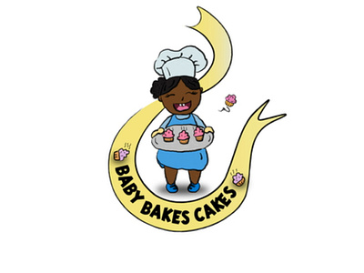 Baby Bakes Cakes brand identity branding design graphic design illustration logo
