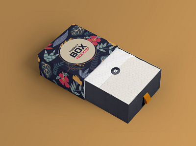 Product Box Mockup box box psd branding clean design free freebie identity illustration minimal minimal box mockup modern photoshop product product box mockup psd scene scene psd simple