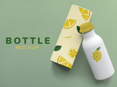 Product Mockup bottle branding design free freebie identity illustration mock up mockup mockups pack package photoshop product product mockup psd scene reusable scene simple wrapper