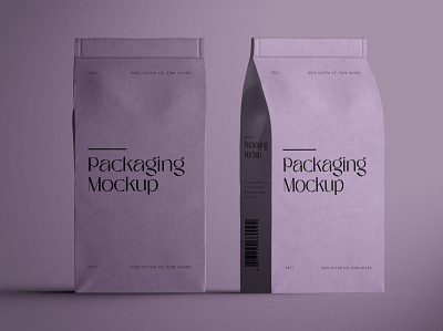 Paper Packaging Mockup branding container design doypack flour food free freebie graphic design identity illustration mockup packaging packaging mockup paper paper packaging photoshop pouch product product paper