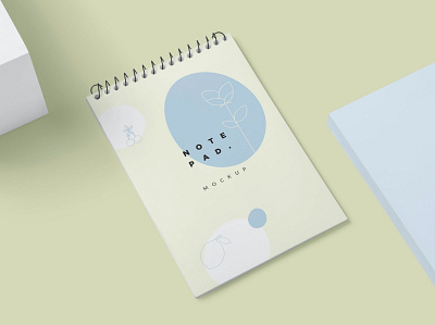 Ringed Notepad Mockups bind brand branding design free freebie graphic design identity illustration logo mockup motion graphics notepad notepad mockups photoshop present ringed showcase stationery ups