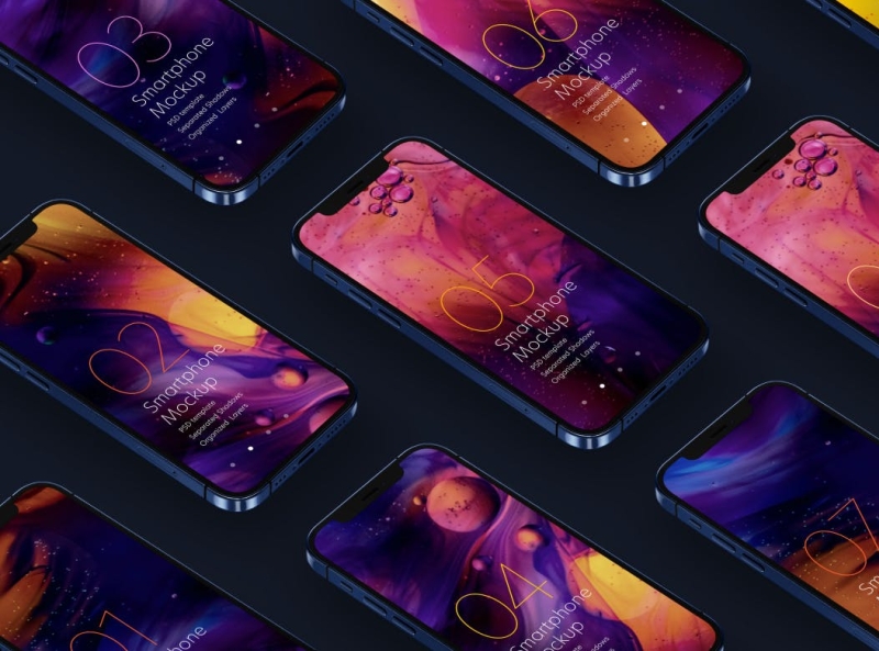iPhone 12 Pro Mockup Set by Quality Fonts on Dribbble