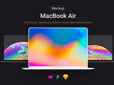 MacBook Air Mockup air mockup branding design device free freebie graphic design identity illustration macbook macbook air mockup mockup simple photoshop smartphone theme presentation ui ux vector web